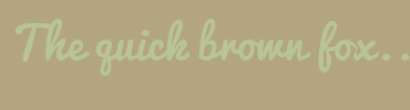 Image with Font Color B8C495 and Background Color B3A580
